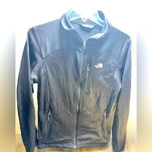 North Face Adult Size Small Apex Bionic Softshell Windwall Sweat Jacket Black
